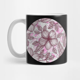 Spring Blossom in Marsala, Pink & Plum Mug